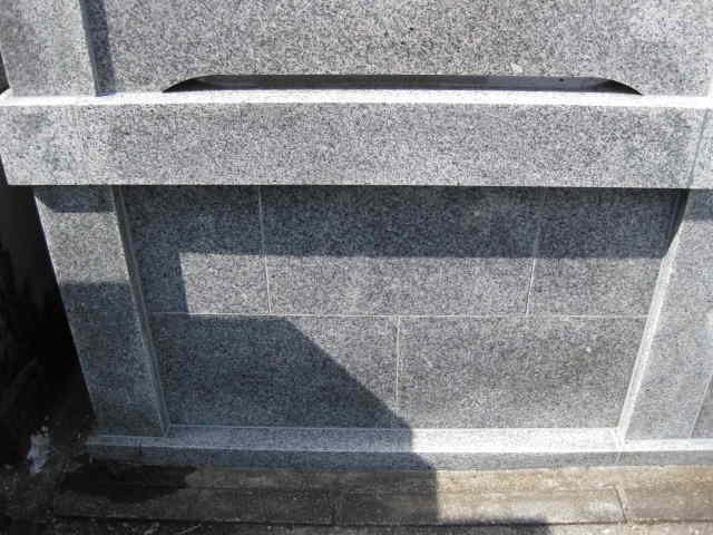 �N���[�j���O��̕�Εǖʂ̎ʐ^